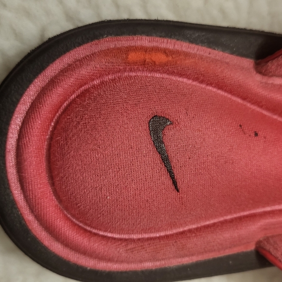 Nike Comfort Cushioned Footbed Womens Size 11 Black Pin Flip Flop Thong Sandals - Picture 5 of 6